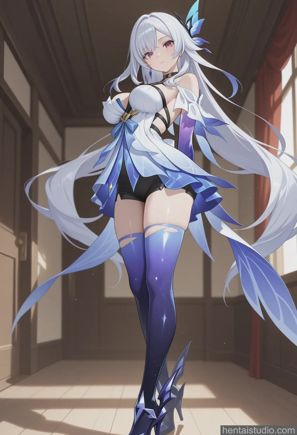 Skirk from Genshin Impact hentai art 4 of 200