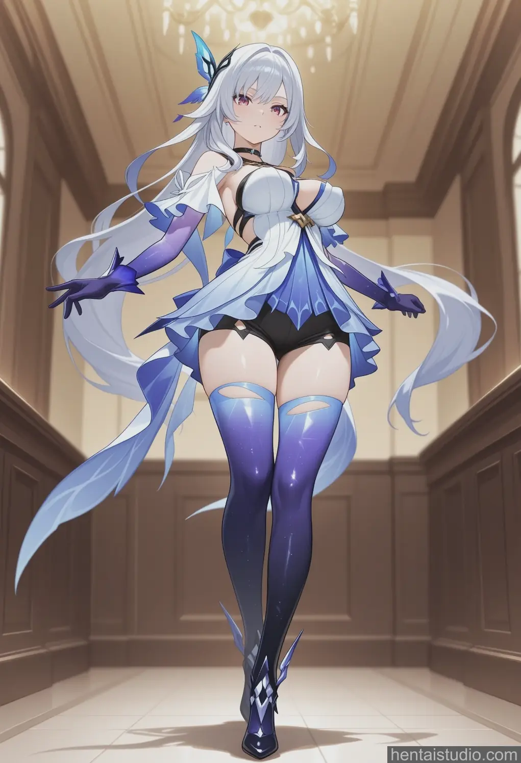Skirk from Genshin Impact hentai art 6 of 200