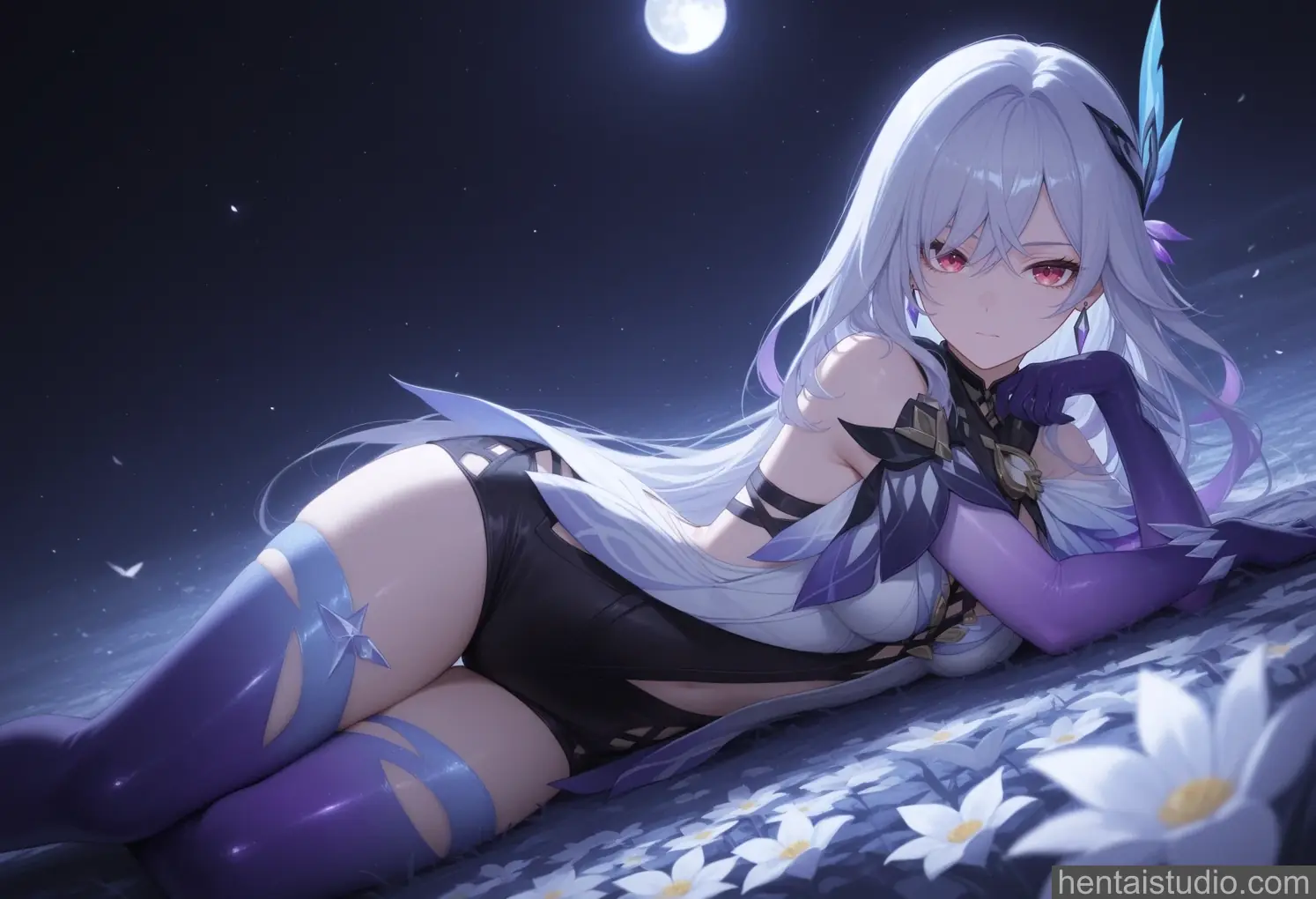 Skirk from Genshin Impact hentai art 3 of 28
