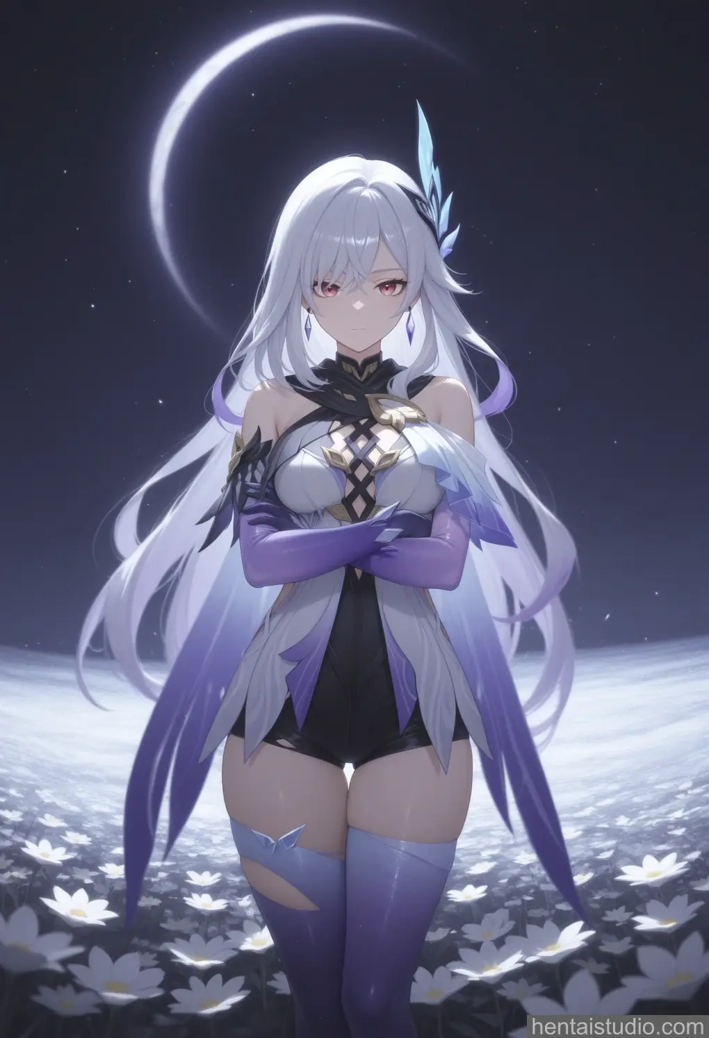 Skirk from Genshin Impact hentai art 5 of 28