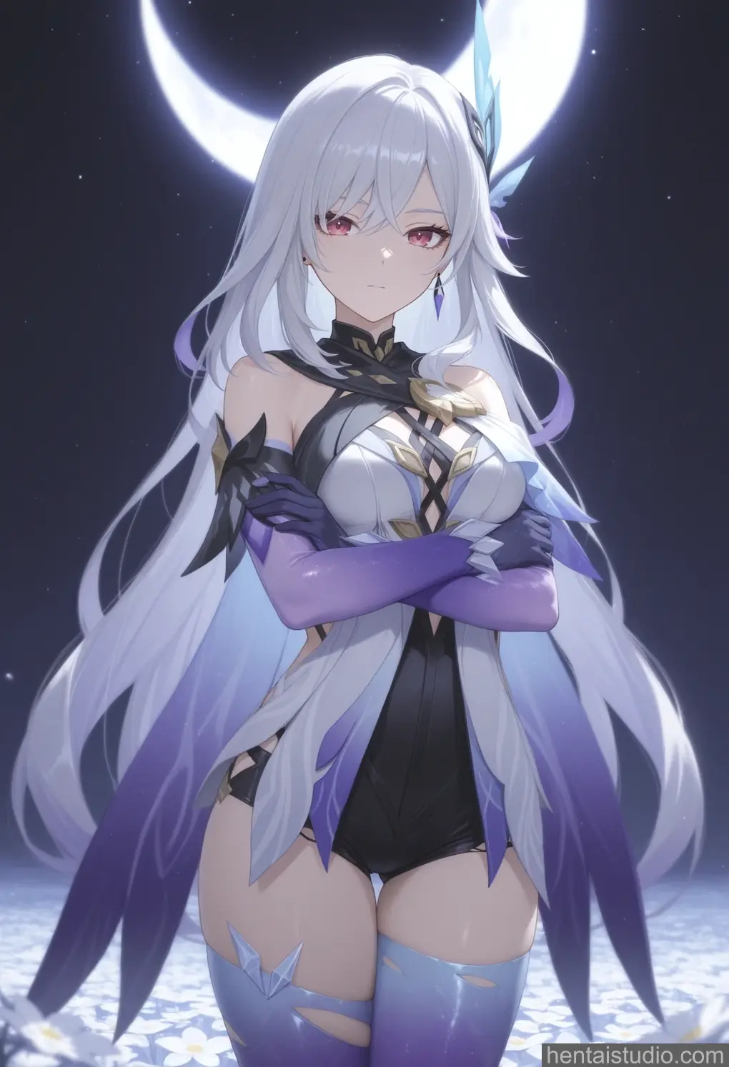 Skirk from Genshin Impact hentai art 6 of 28