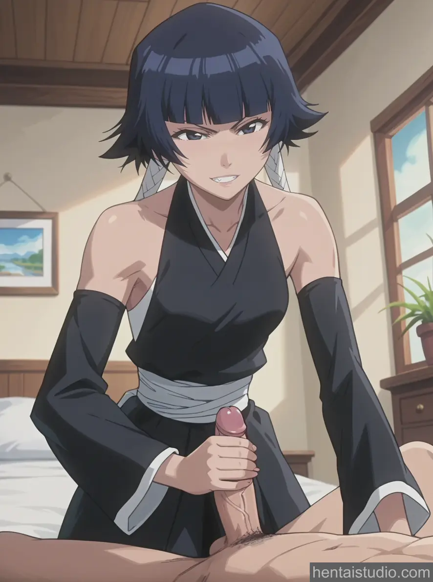 Soifon from Bleach hentai art 2 of 9