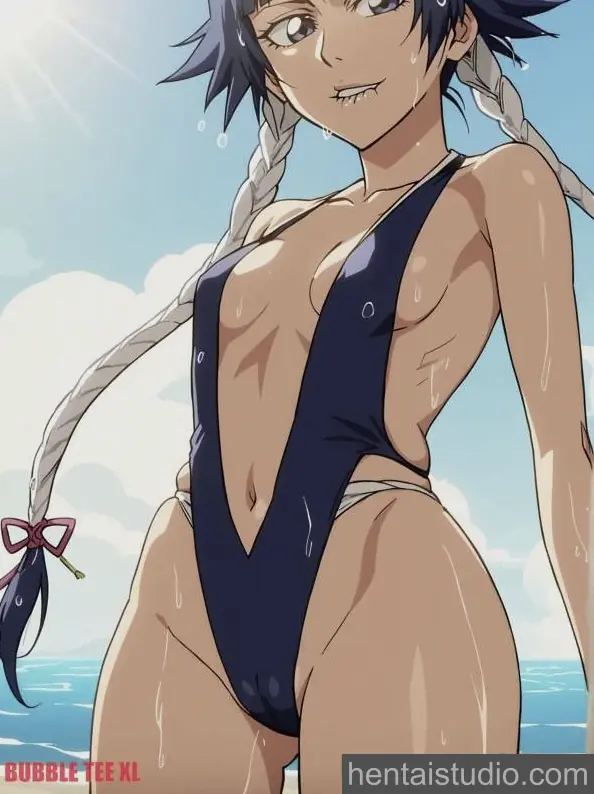 Soifon from Bleach hentai art 5 of 7