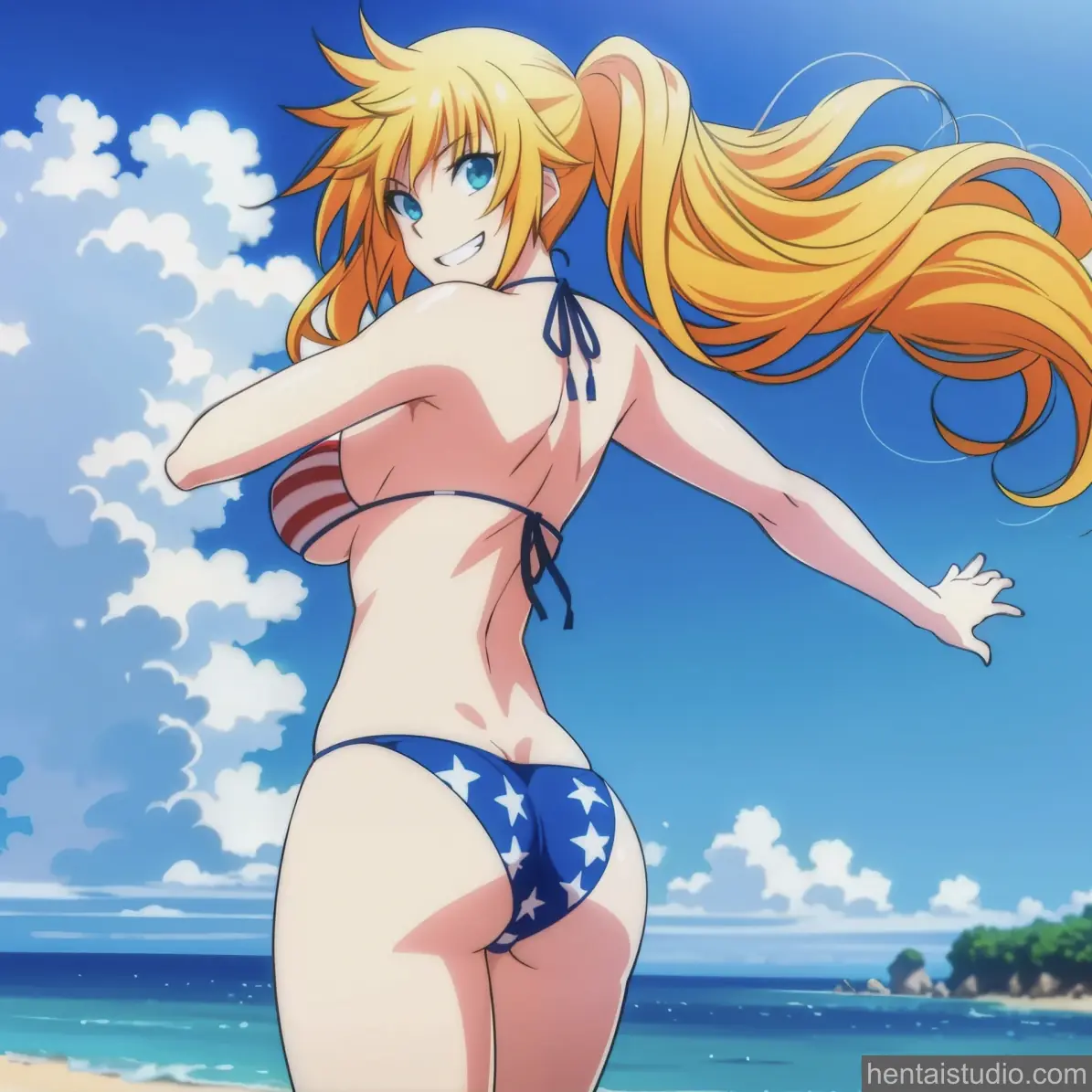Stacy Connor from Samurai Girls: Hyakka Ryouran hentai art 41 of 45