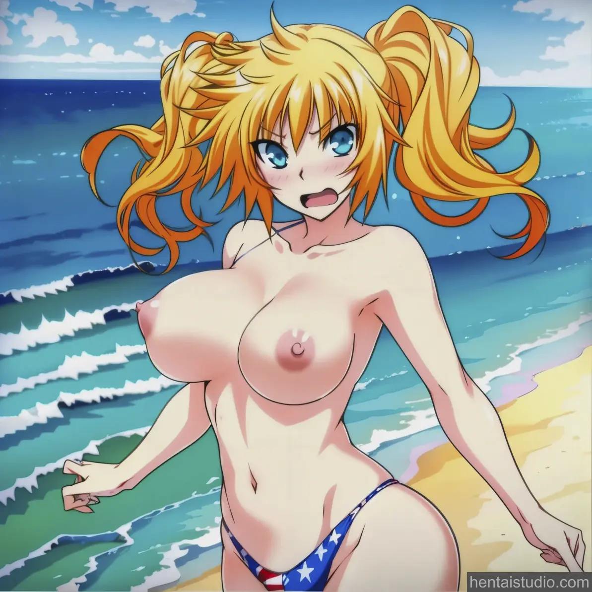 Stacy Connor from Samurai Girls: Hyakka Ryouran hentai art 44 of 45