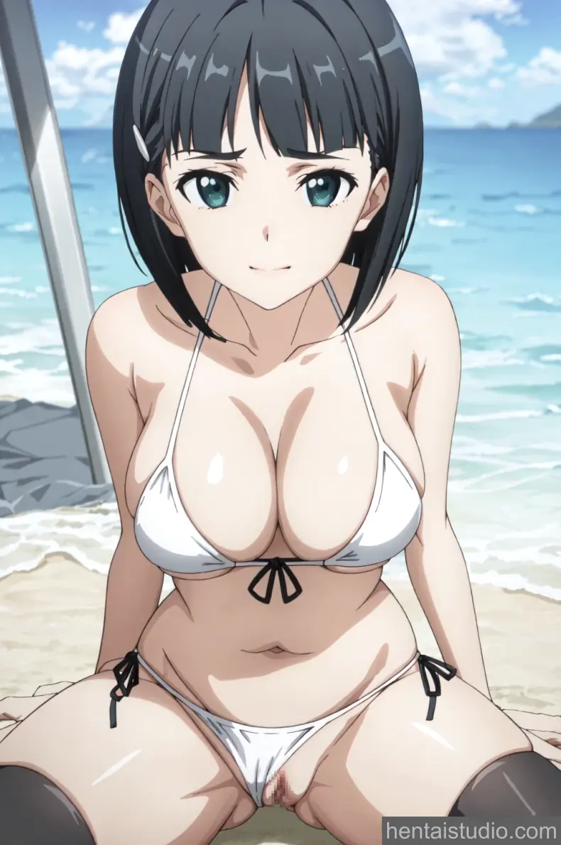 Suguha Kirigaya from Sword Art Online hentai art 1 of 10