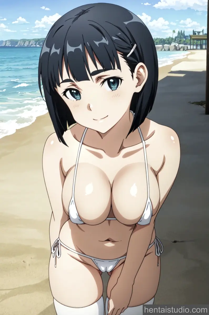 Suguha Kirigaya from Sword Art Online hentai art 2 of 10