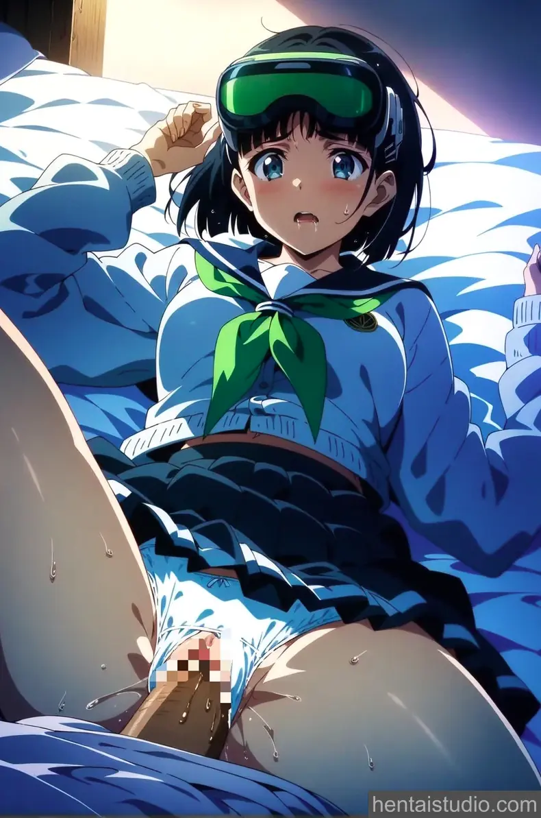 Suguha Kirigaya from Sword Art Online hentai art 14 of 24