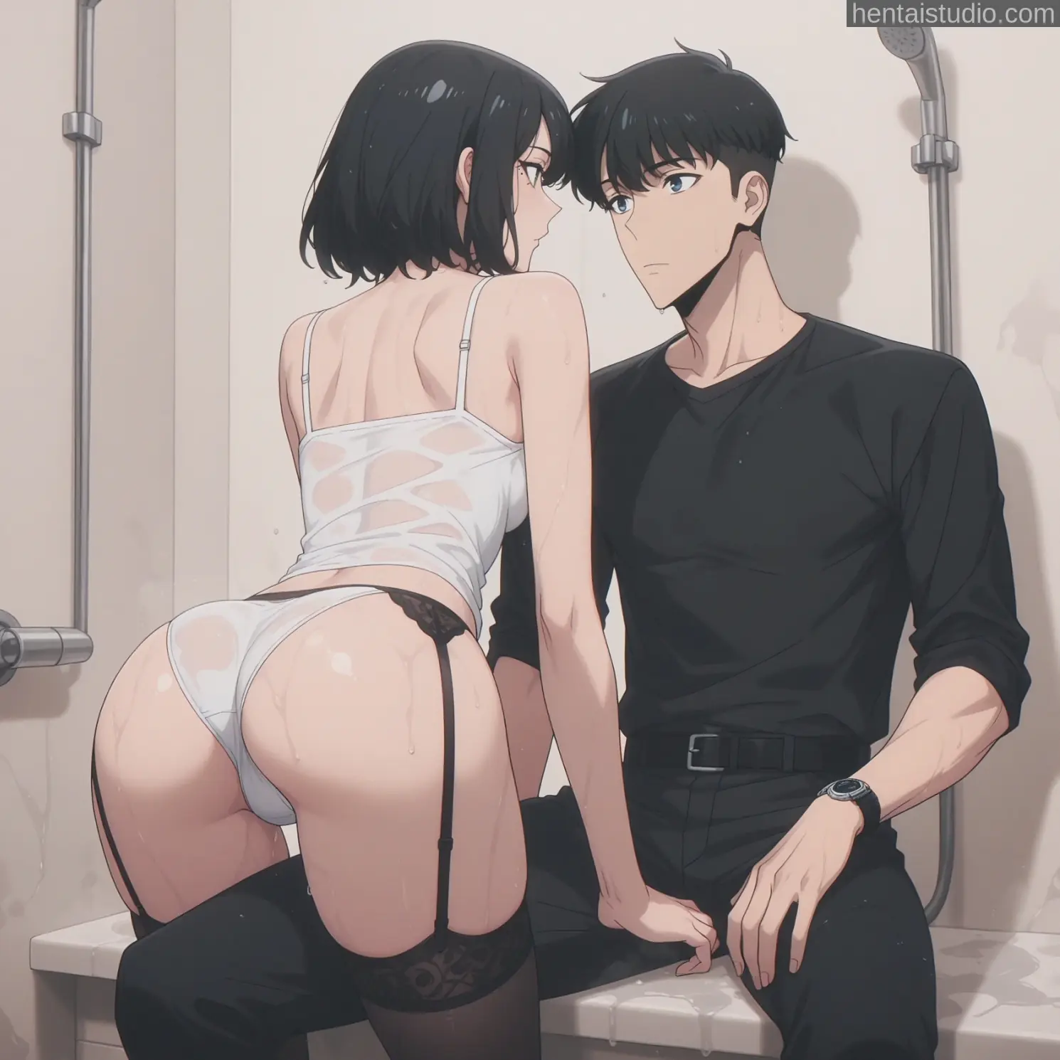 Sung Jin Woo Hang Song Yi from Solo Leveling hentai art 26 of 195