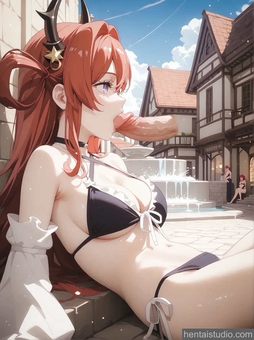 Surtr from Arknights hentai art 6 of 45