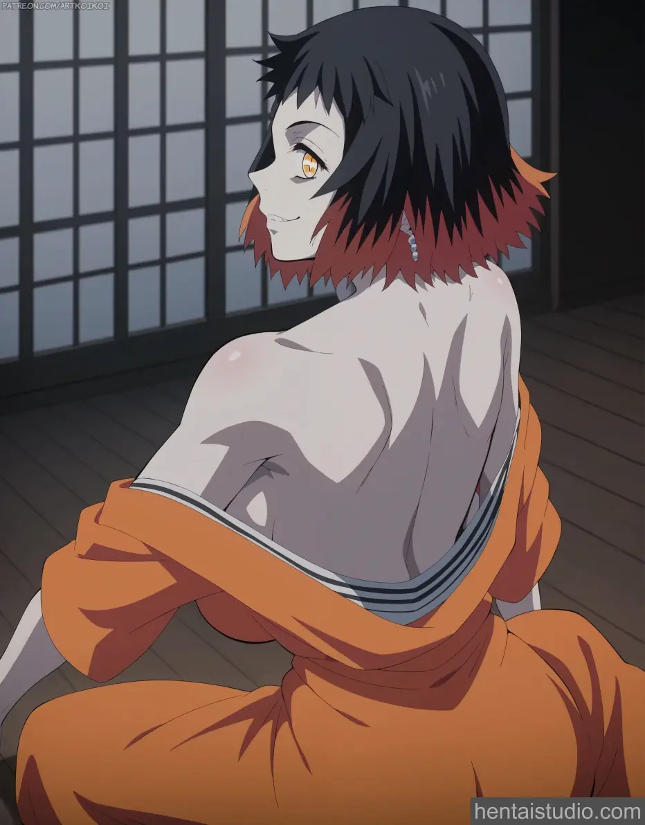 Susamaru from Demon Slayer hentai art 11 of 12