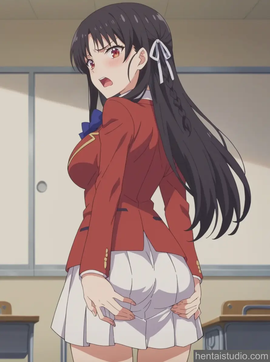 Suzune Horikita from Classroom Of The Elite hentai art 129 of 131