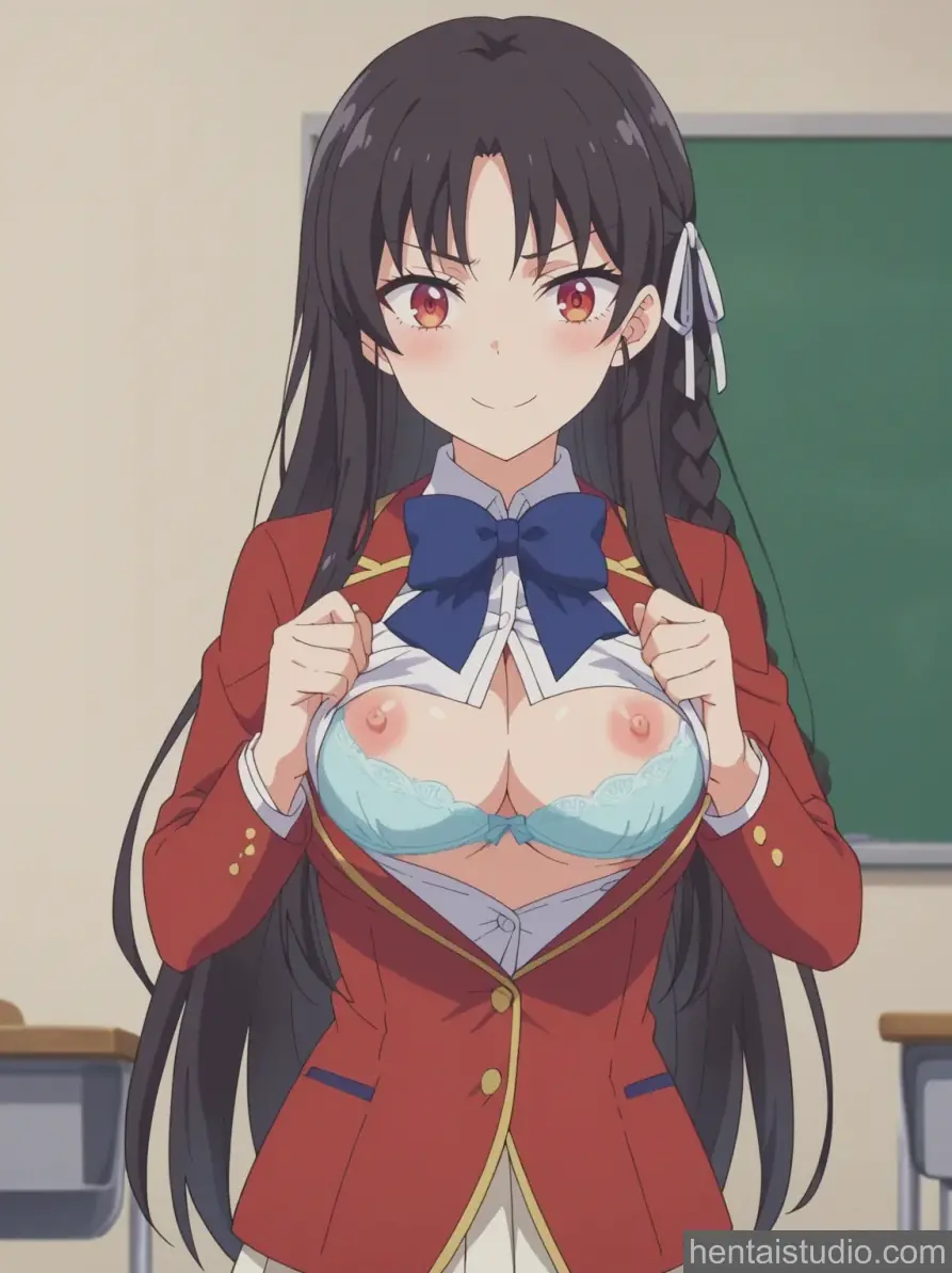 Suzune Horikita from Classroom Of The Elite hentai art 5 of 131