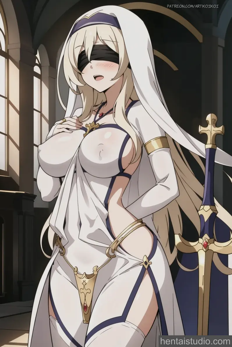 Sword Maiden from Goblin Slayer hentai art 23 of 30