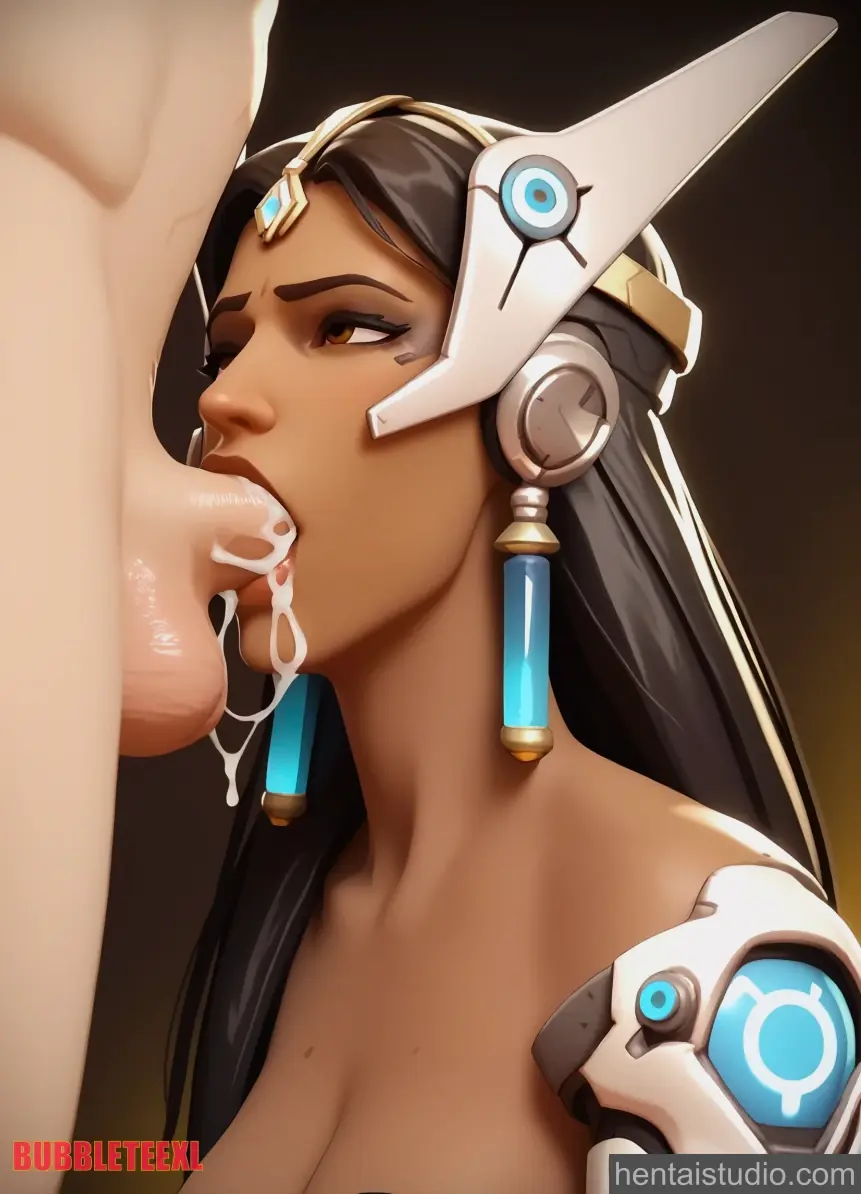 Symmetra from Overwatch hentai art 26 of 47