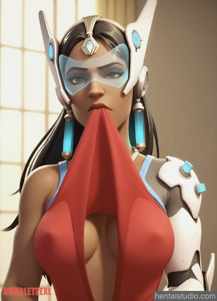 Symmetra from Overwatch hentai art 38 of 47