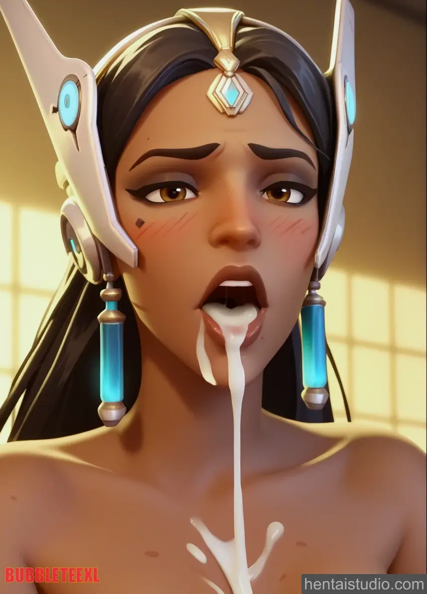Symmetra from Overwatch hentai art 4 of 47