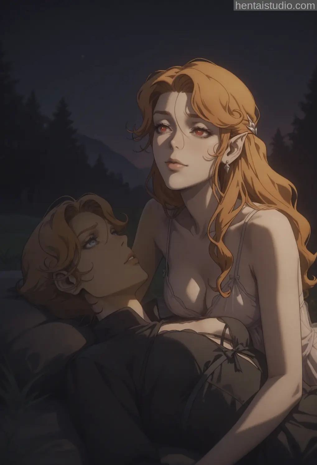 Sypha Lenore from Castlevania hentai art 117 of 150