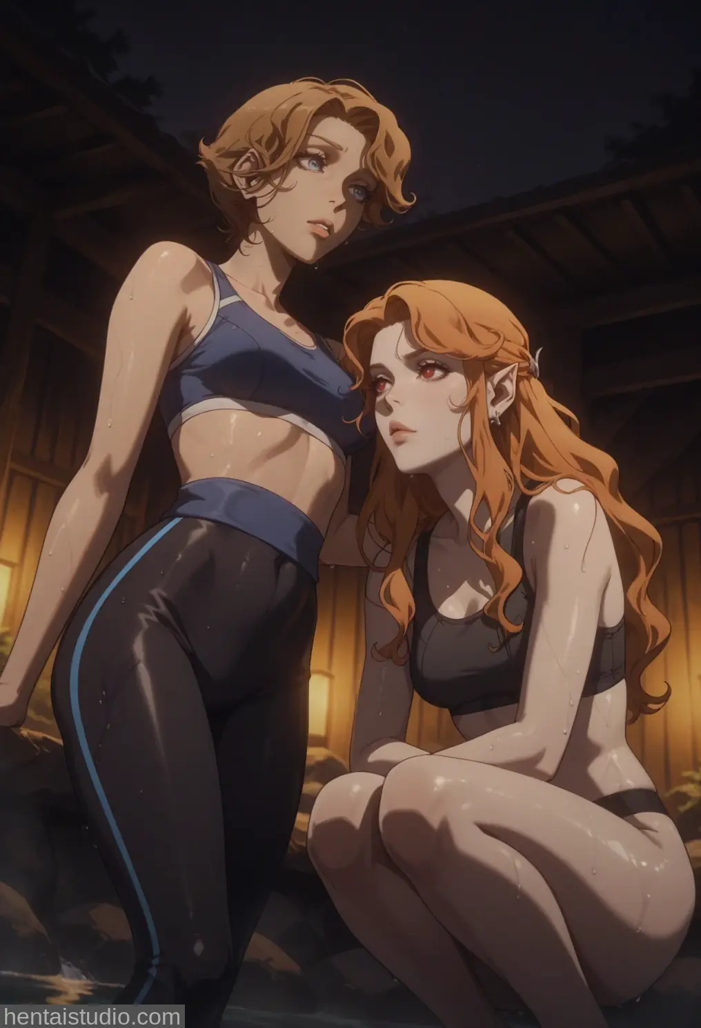 Sypha Lenore from Castlevania hentai art 120 of 150