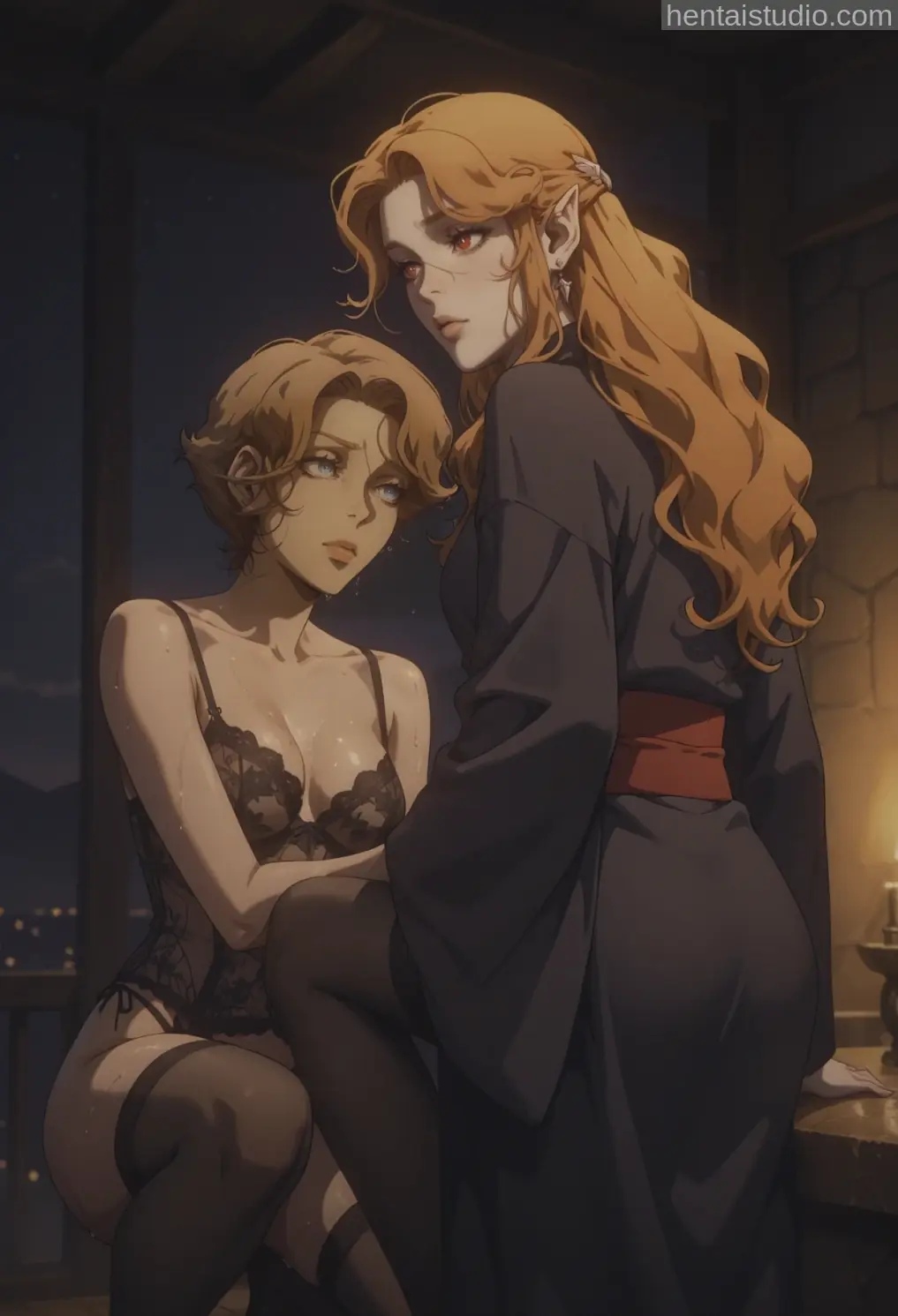 Sypha Lenore from Castlevania hentai art 132 of 150