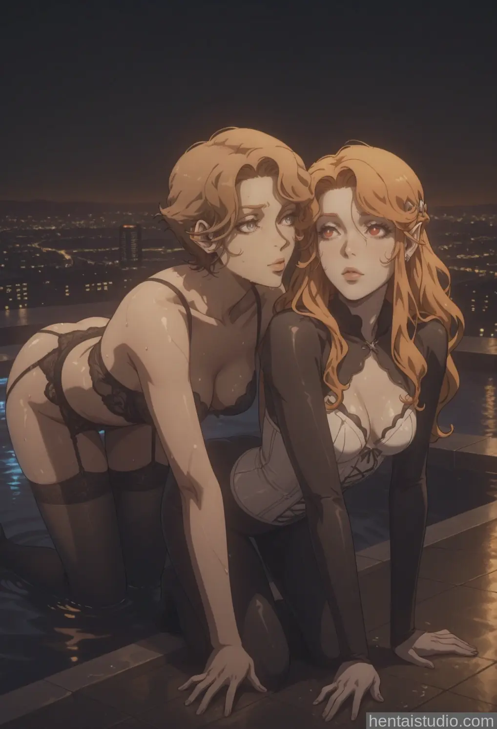 Sypha Lenore from Castlevania hentai art 146 of 150