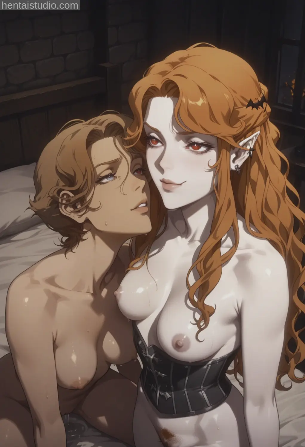 Sypha Lenore from Castlevania hentai art 66 of 150