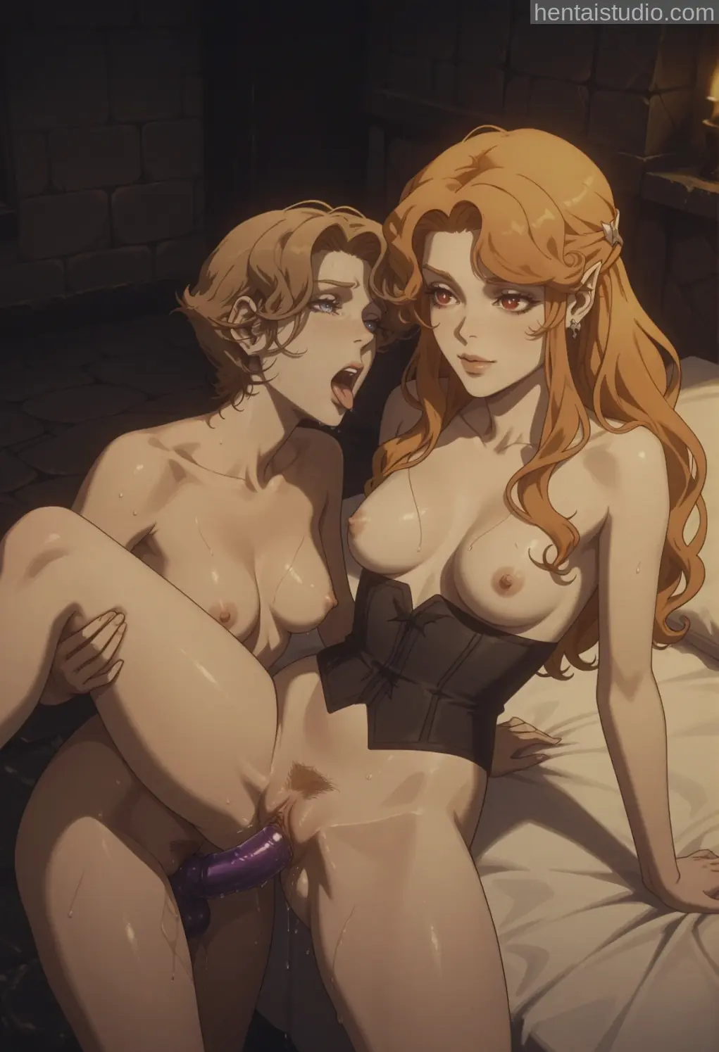 Sypha Lenore from Castlevania hentai art 71 of 150