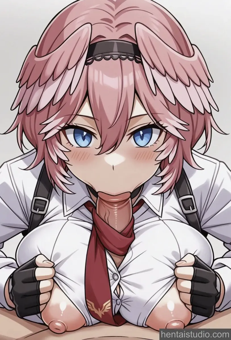 Takane Lui from Vtuber Virtual Youtuber hentai art 13 of 47