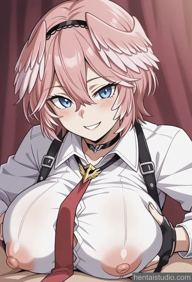 Takane Lui from Vtuber Virtual Youtuber hentai art 9 of 47