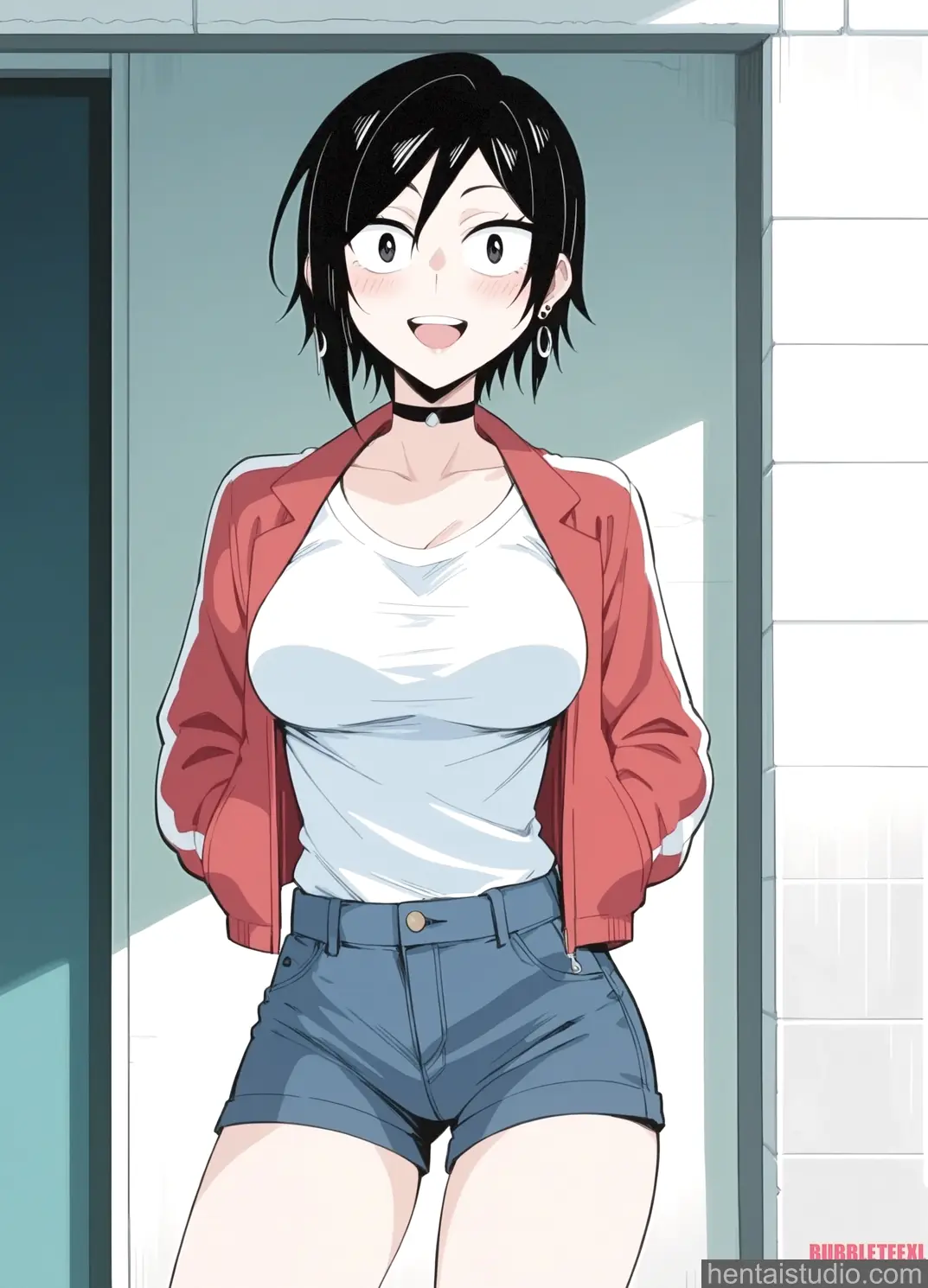 Takano Hitomi from Hitomi Chan Is Shy With Strangers hentai art 20 of 46