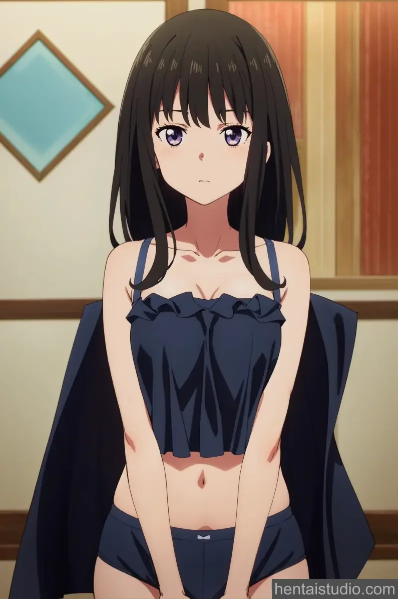 Takina Inoue from Lycoris Recoil hentai art 7 of 48