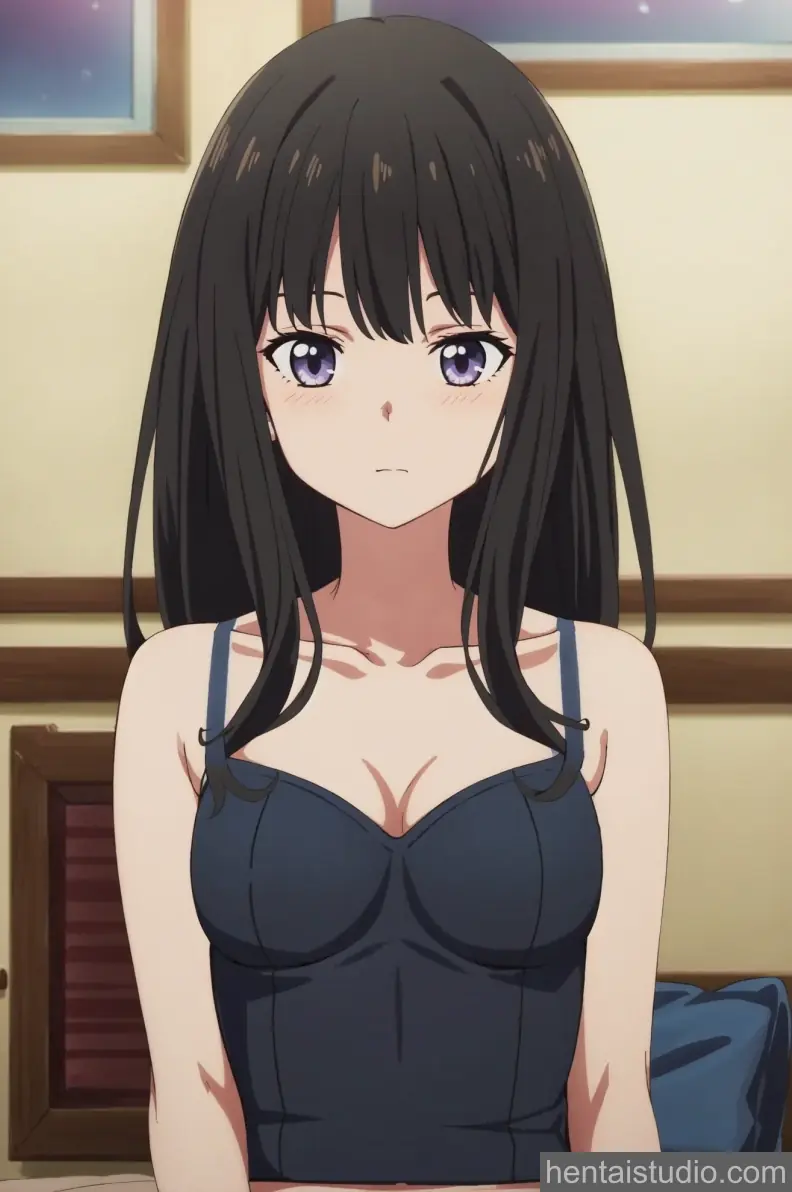 Takina Inoue from Lycoris Recoil hentai art 9 of 48