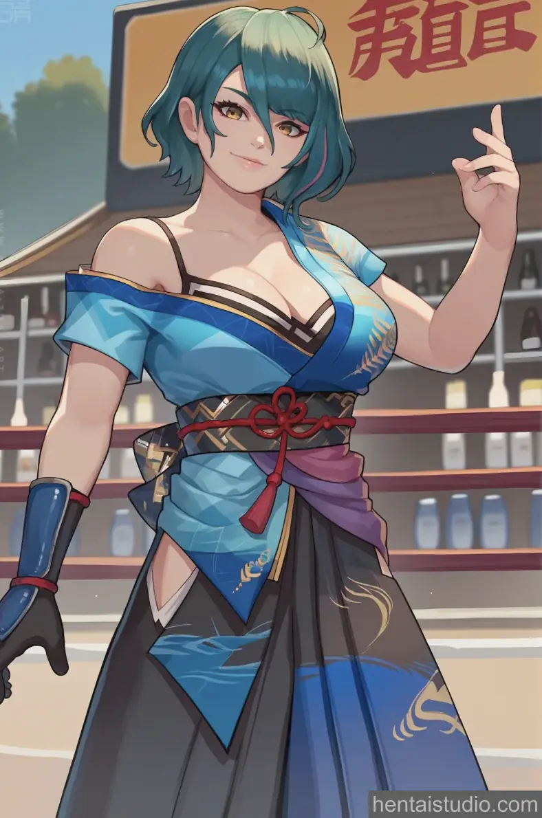Tamaki from Dead Or Alive hentai art 22 of 40