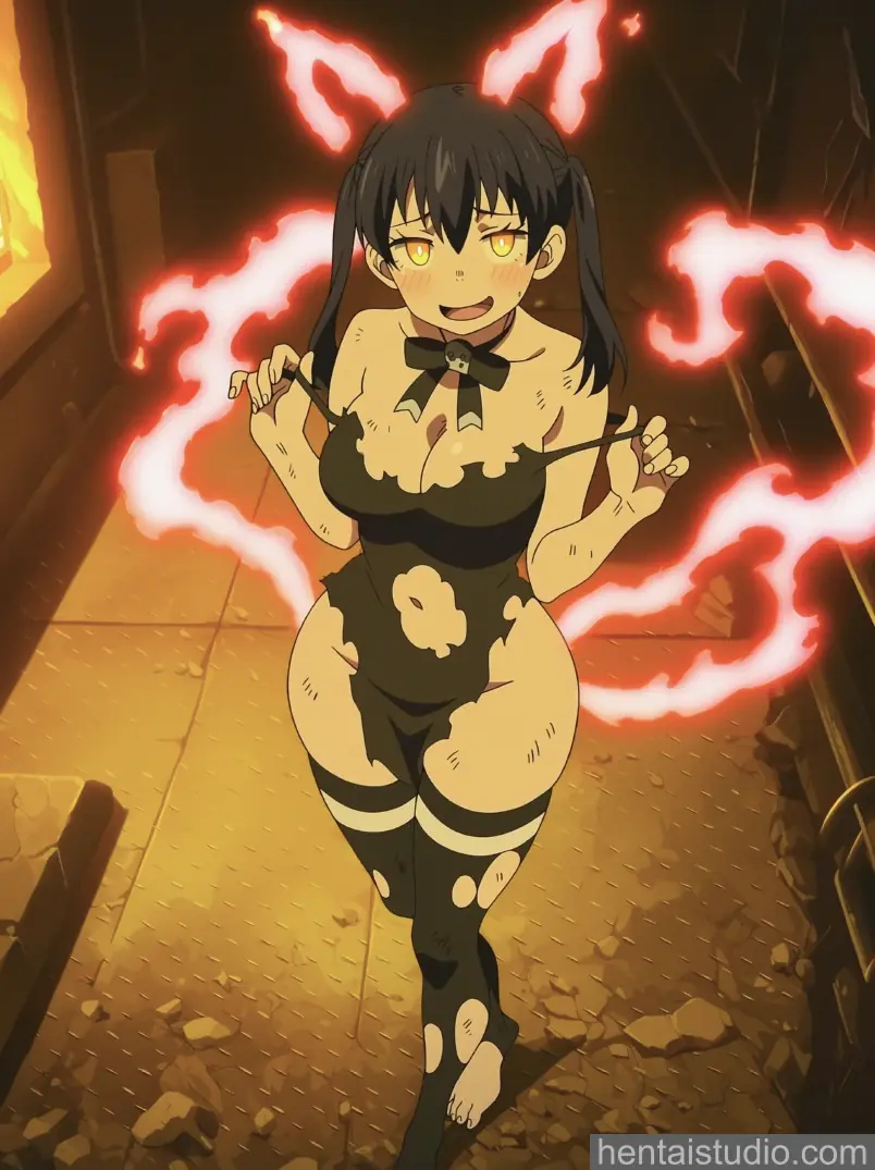 Tamaki Kotatsu from Fire Force hentai art 23 of 100