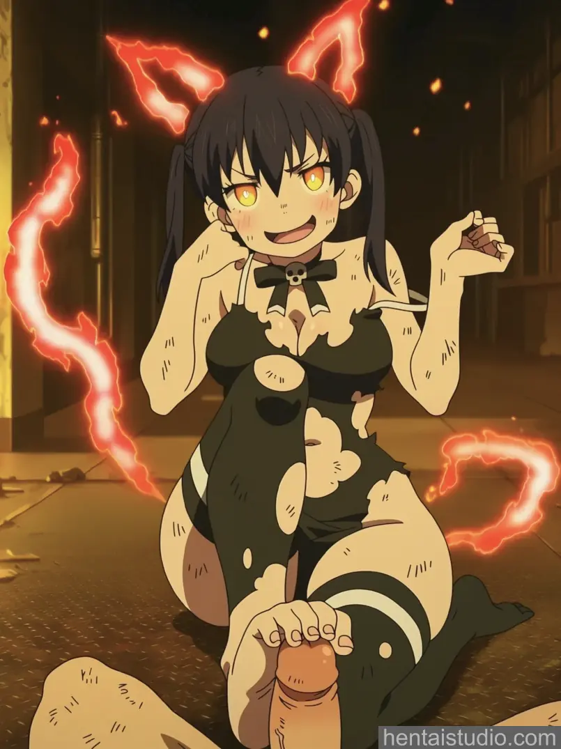 Tamaki Kotatsu from Fire Force hentai art 24 of 100
