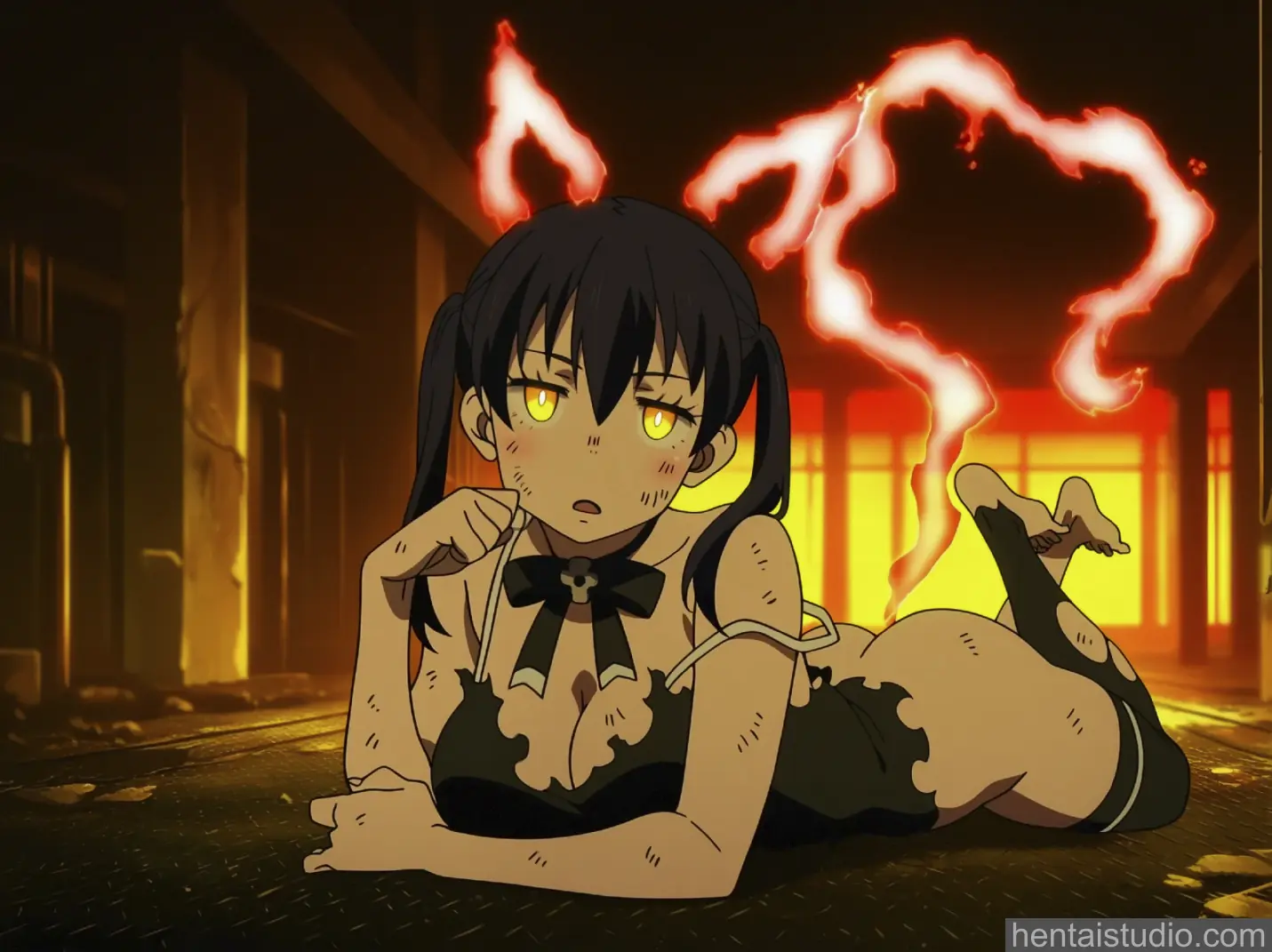 Tamaki Kotatsu from Fire Force hentai art 4 of 100