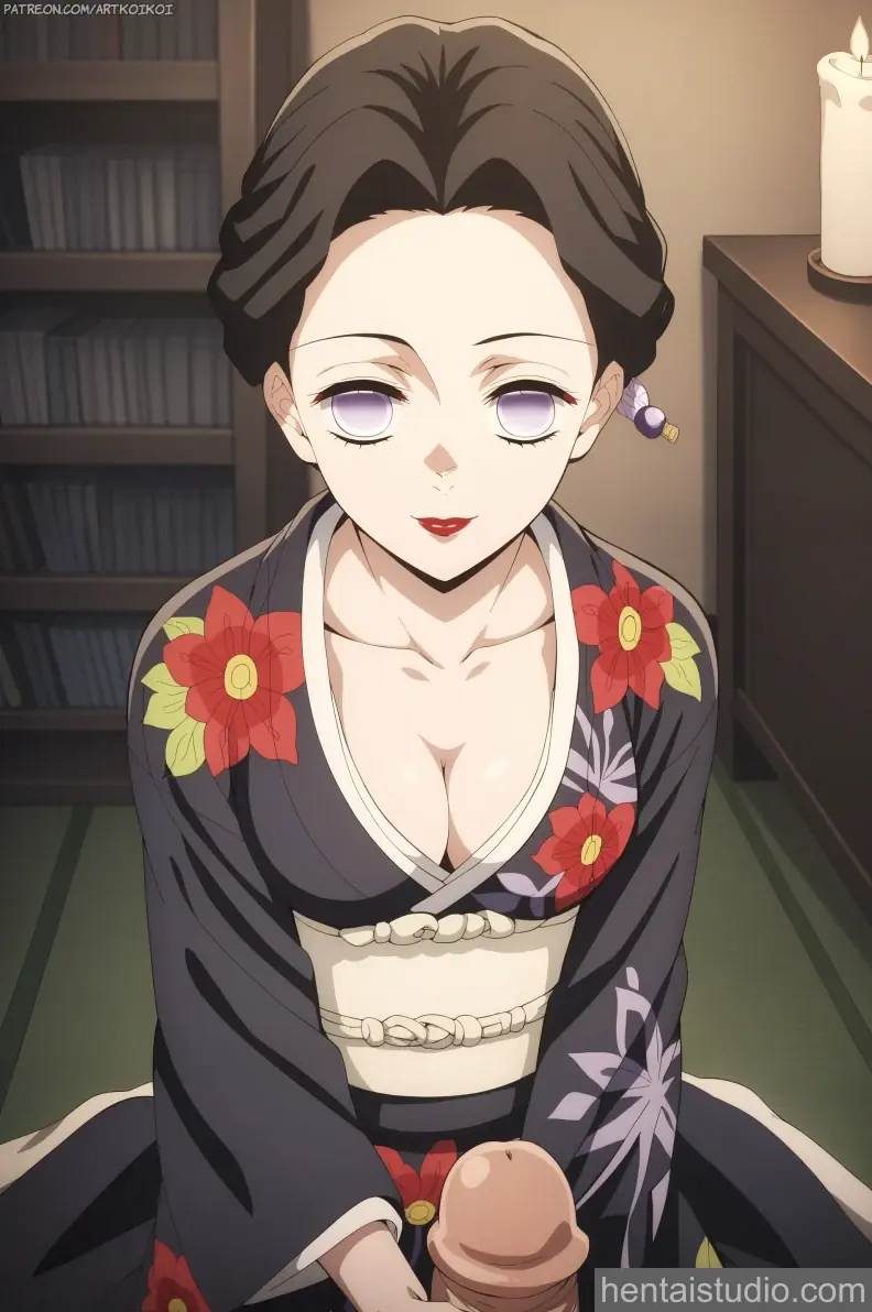 Tamayo from Demon Slayer hentai art 23 of 39