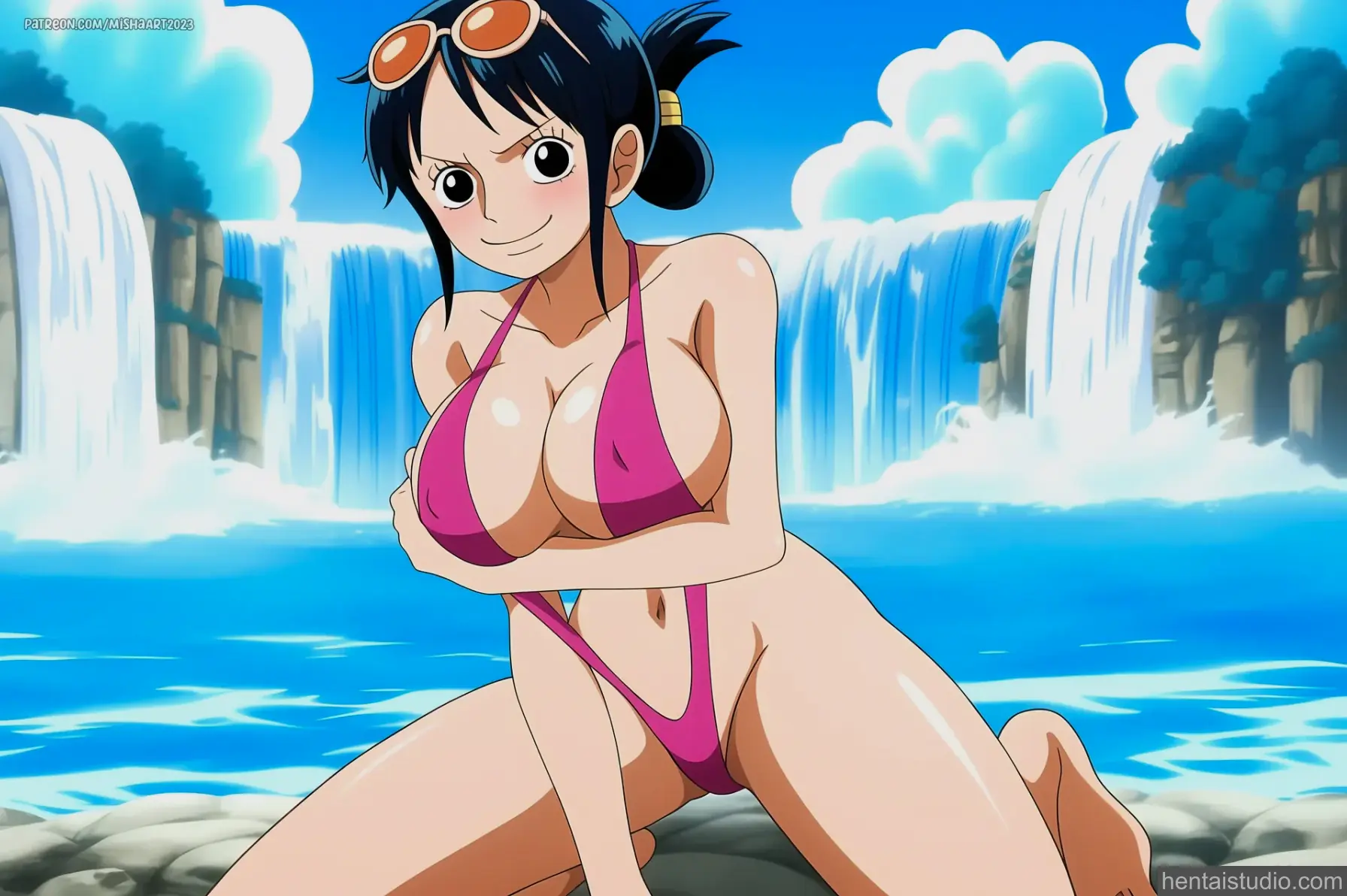 Tashigi from One Piece hentai art 10 of 15