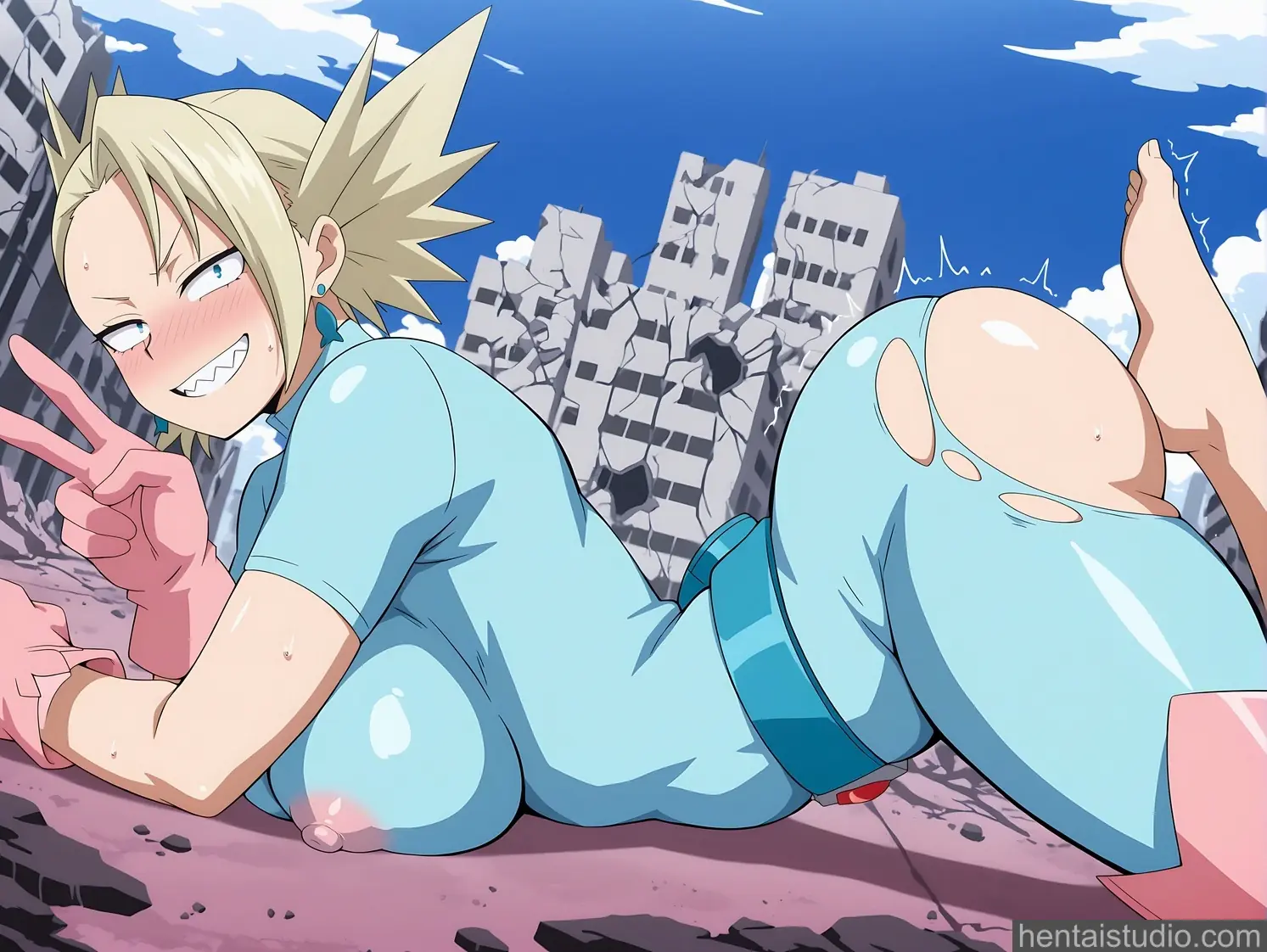 Tatami Nakagame from My Hero Academia hentai art 3 of 16
