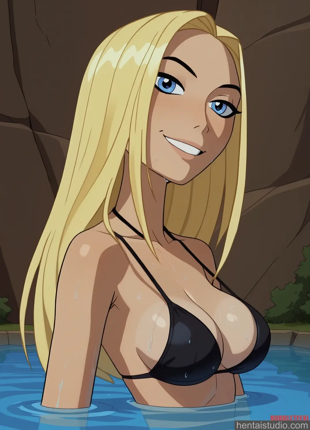 Terra from Teen Titans hentai art 23 of 32