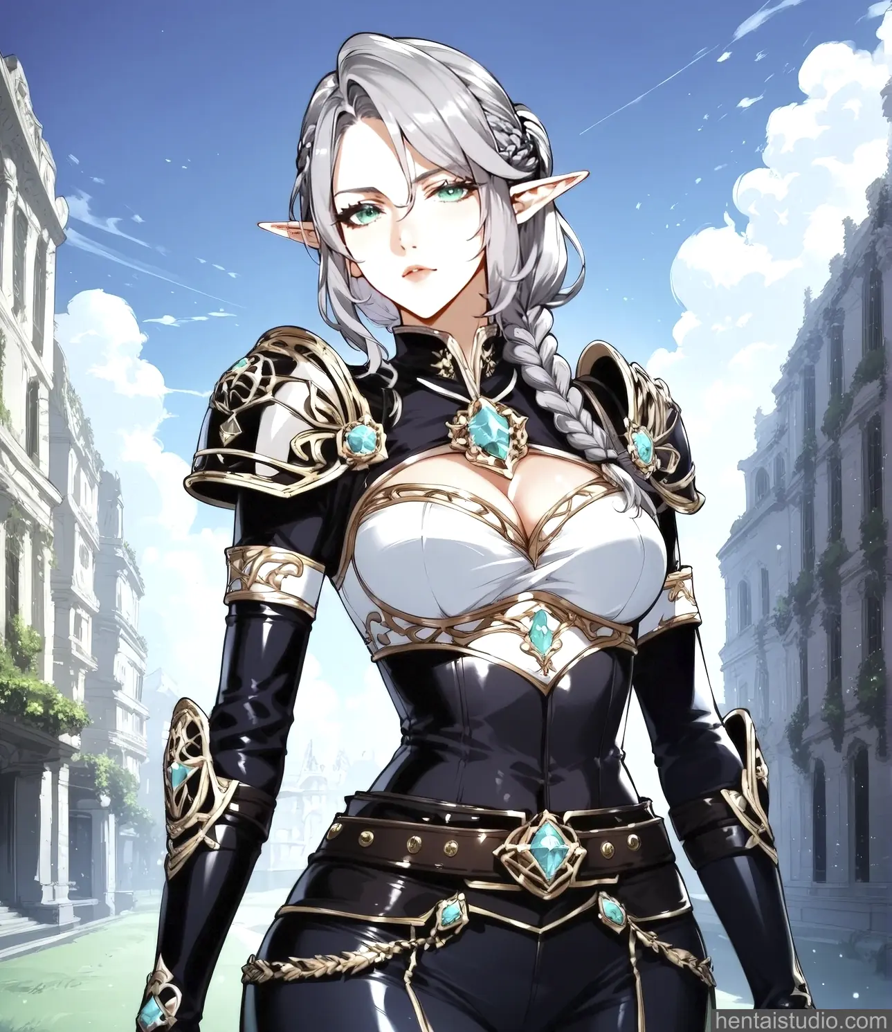 Tessia Eralith from The Beginning After The End hentai art 7 of 54