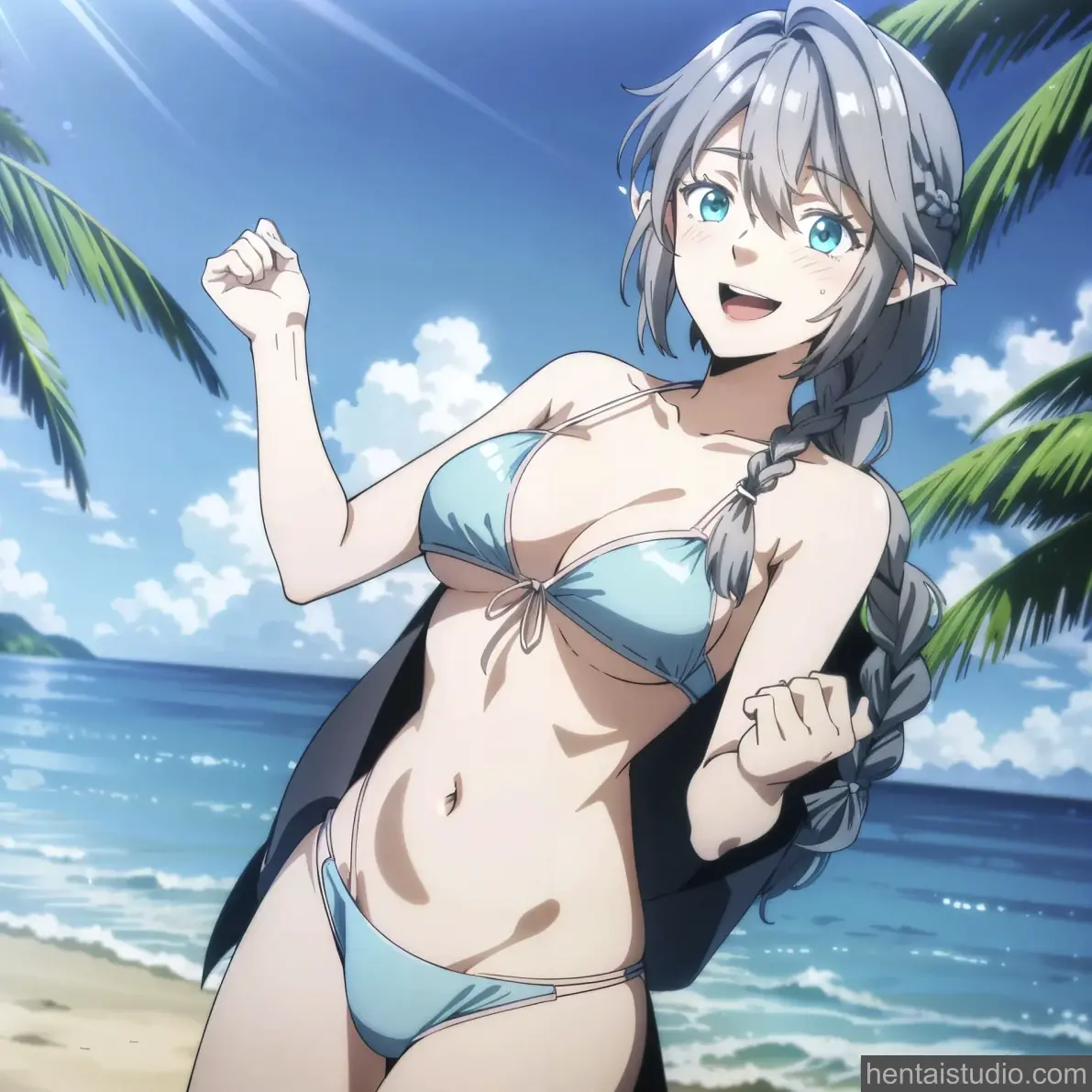 Tessia Eralith from The Beginning After The End hentai art 37 of 38