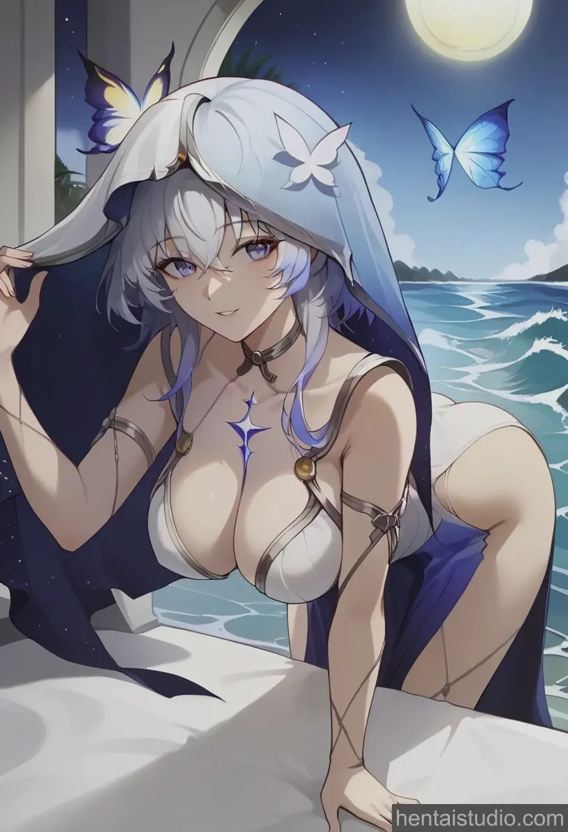 The Shorekeeper from Wuthering Waves hentai art 4 of 7
