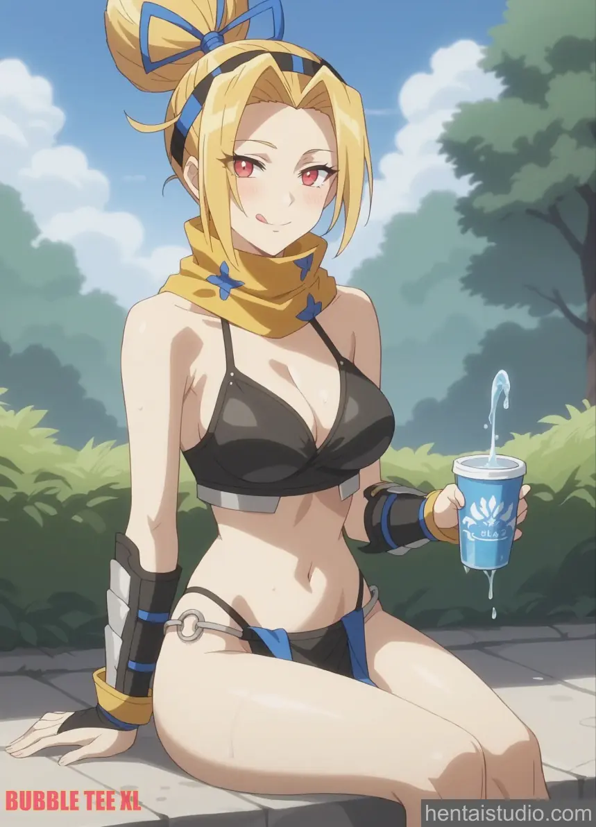 Tia from Overlord hentai art 11 of 37