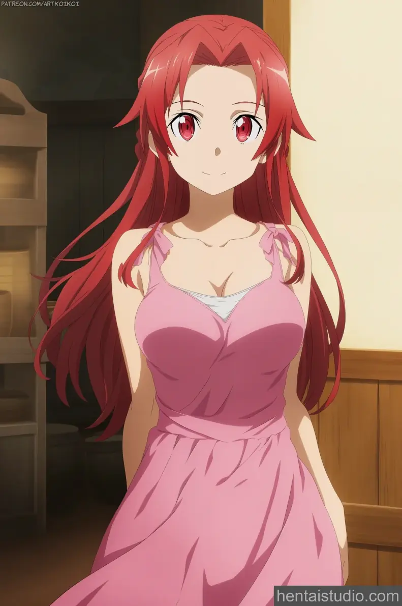 Tiese Shtolienen from Sword Art Online hentai art 1 of 25