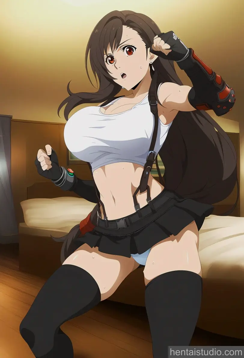 Tifa Lockhart from Final Fantasy hentai art 12 of 55