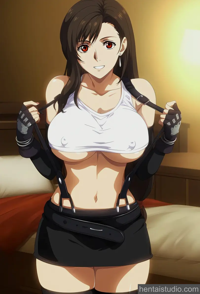 Tifa Lockhart from Final Fantasy hentai art 14 of 55
