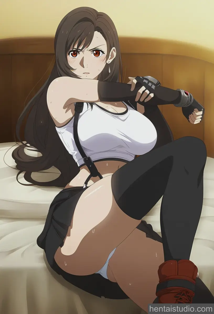 Tifa Lockhart from Final Fantasy hentai art 23 of 55