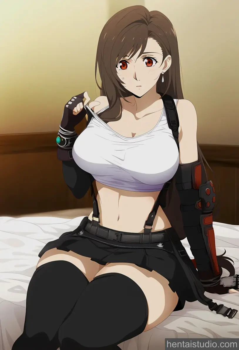 Tifa Lockhart from Final Fantasy hentai art 35 of 55