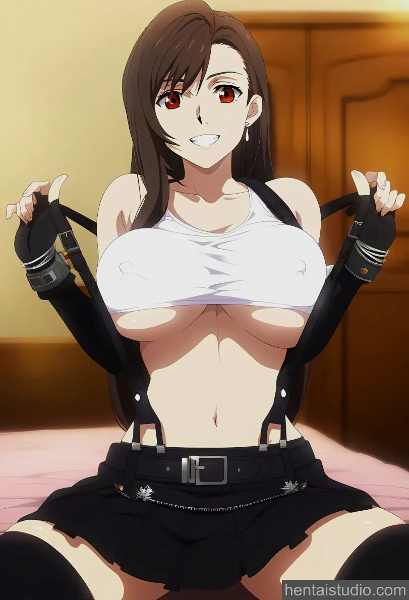 Tifa Lockhart from Final Fantasy hentai art 7 of 55